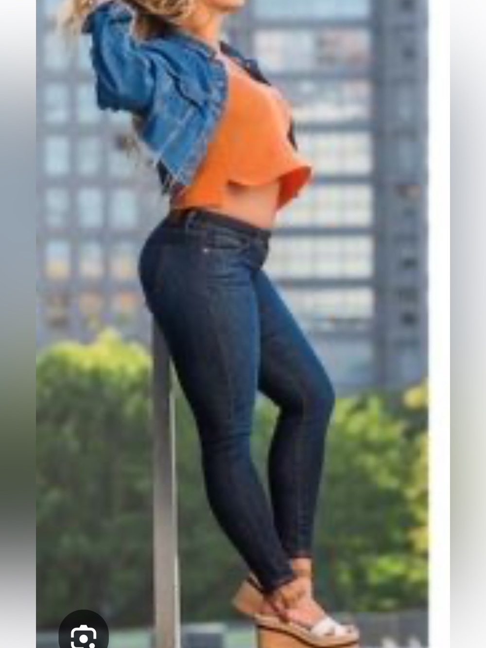 Fran Denim, April, Dark Blue Slim Fit Jeans, Instagram Viral, Great 4 Curves